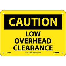 NMC Caution Low Overhead Sign 7 x 10