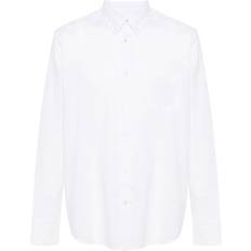 Samsøe Samsøe Men Shirts Samsøe Samsøe Liam Slub-Texture Shirt - White