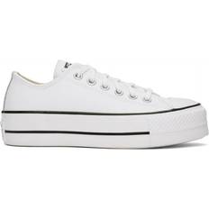 Converse Chuck Taylor All Star Leather Platform - White/Black/White