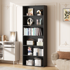 Ebern Designs Black Book Shelves Ebern Designs Bookcase Brown Black Book Shelf