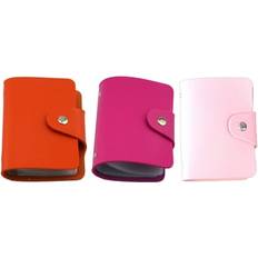 Yellow Card Cases Jynofd Credit Card Holder Protective Cover - Rose Red/Orange/Yellow/Pink