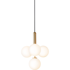 Nuura Miira Brass/Opal Pendant Lamp ∅ 38cm