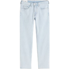 H&M Herren Hosen & Shorts H&M Men's Straight Regular Jeans - Light Denim Blue