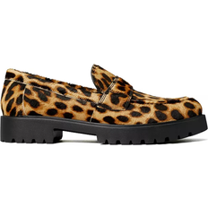 Tory Burch Brown Loafers Tory Burch Classic Lug - Classic Leopard