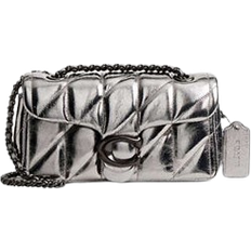 Silber Taschen Coach Tabby Schultertasche 20 mit Steppung