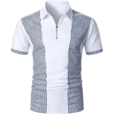 Shein Polo Shirts Shein Manfinity Homme Men's Polo Shirt with Argyle Pattern