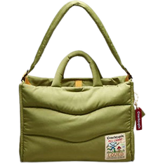 Coach Men Totes & Shopping Bags Coach Topia Loop Tote With Wavy Quilting - Olive/Multi Cording