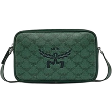 Men Handbags MCM Himmel Crossbody in Lauretos Small - Green/Forest Green