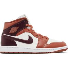 Nike Air Jordan 1 Mid W - Dusty Peach/Sail/White/Night Maroon