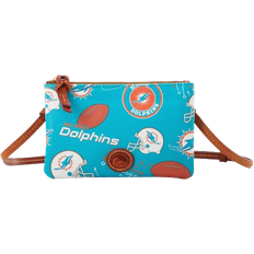 Dooney & Bourke NFL Dolphins Top Zip Crossbody - Spearmint