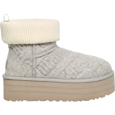 Platform Ankle Boots UGG Classic Mini Platform Felted - Grey