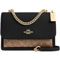 Coach Klare Crossbody Bag In Signature Canvas - Gold/Tan/Black Multi