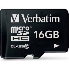 Verbatim microSDHC Class 10 UHS-I U1 V10 80/10MB/s 16GB