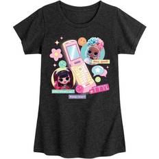 Hybrid Apparel Fashion Dolls Cell Phone Chat T-Shirt - Girls