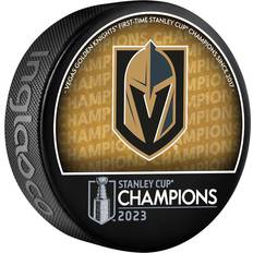 Vegas Golden Knights Sports Fan Products Vegas Golden Knights Unsigned Inglasco 2023 Stanley Cup Champions Logo Hockey Puck