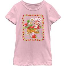 Children's Clothing Fifth Sun Girl's Strawberry Shortcake Berry Wagon Graphic T-Shirt