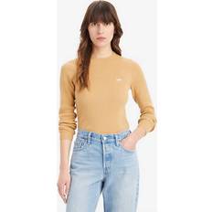 Levi's Donna Maglioni Levi's Crewneck Rib Sweater - Beige/Tan