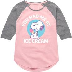 T-shirts Hybrid Apparel You Had Me At Ice Cream Raglan Tee - Ice Cream