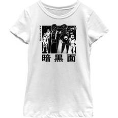 Fifth Sun Girl's Star Wars Visions Dark Side Anime Graphic Tee - White