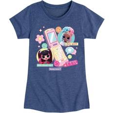 Hybrid Apparel Fashion Dolls Cell Phone Chat T-Shirt - Girls