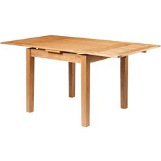 Oak - Wood Dining Tables Hallowood Furniture Waverly Small Extendable Light Oak Dining Table 85x160cm