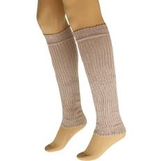 Beige - Women Arm & Leg Warmers AWS/American Made Cotton Leg Warmers for Women - Beige