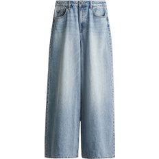 H&M Hosen & Shorts H&M Wide Jeans - Light Denim Blue