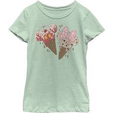 Tops Fifth Sun Girl's Mickey & Friends Ice Cream Lovers Graphic Tee - Mint