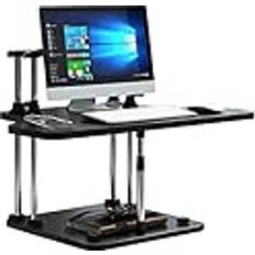 WADRBSW Hopfällbart bord Lapdesks Mobile Laptop Hopfällbart Laptop Desk Laptop Lifter, Desktop Monitor Stand, Folding Laptop Stand, Laptop Bord, Svart Justerbart Laptop Bord To pursue happiness