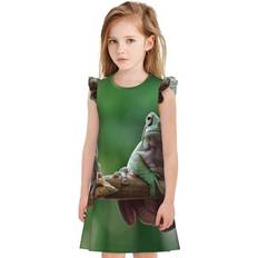 Bow Nightwear Children's Clothing Yiaed Australian White Tree Frog Nightgown - X-Large