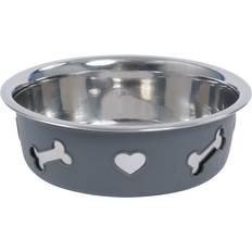 Weatherbeeta Non-Slip Silicone Bone Dog Bowl 21cm