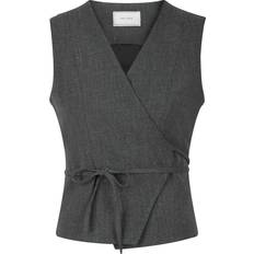 Elastan/Lycra/Spandex Veste Neo Noir Samara Wrap Vest - Anthracite