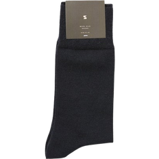 Singular Society Wool Silk Socks - Dark Navy