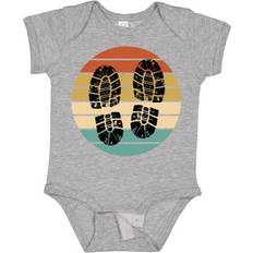 Children's Clothing Inktastic Retro Sunset Hiking Boots - Baby Bodysuit