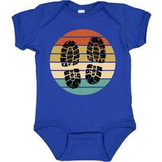 Children's Clothing Inktastic Retro Sunset Hiking Boots - Baby Bodysuit