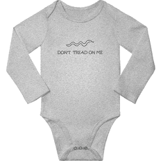 Children's Clothing Babywen Don’t Tread On Me Long Sleeve Jumpsuit - Gray