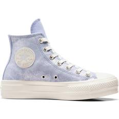 Converse Chuck Taylor All Star Lift Platform Suede Shimmer - Lilac Pewter/Egret/Silver