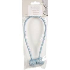 Blue Curtain Accessories Ball Magnet Tieback Seaspray