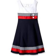 Bonnie Jean Dresses Bonnie Jean Girls Nautical Sailor Uniforms Dress - Easter Red/Navy