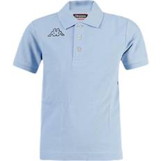 Kappa Junior Polo T-shirt - Life Blue/Grey