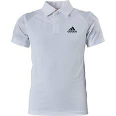 Polyester Pikétröjor Barnkläder adidas Boys Club Polo Shirt - White