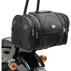 Red Motorcycle Bags Craftride Hecktasche passend für Vespa RB1 Gepäckrolle 24-30L schwarz schwarz-schwarz