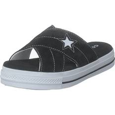 Converse 40 Sandalias Converse One Star Sandal Flip Flops - Black/Black/White