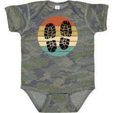 Children's Clothing Inktastic Retro Sunset Hiking Boots - Baby Bodysuit