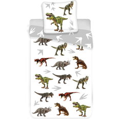 BrandMac Sängkläder med Dinosauriemotiv 140x200cm