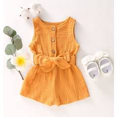 Bodysuits Aayomet Baby Bodysuit Daisy T Shirt - Orange