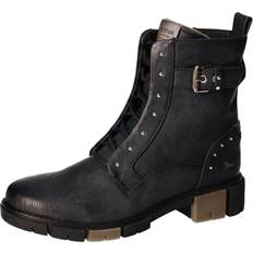 Mustang Stiefeletten Mustang Stiefelette Mit Schnalle - Blau