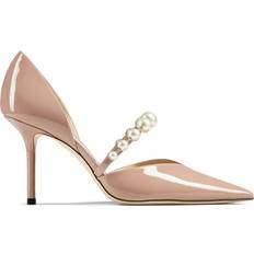 Patent Leather Heels & Pumps Jimmy Choo Aurelie 85mm D'Orsay Pumps - Pink