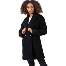 Only Woman Coats Only Wool Coat - Black