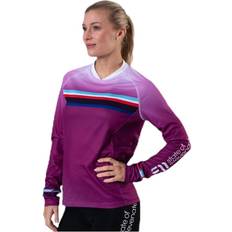 Dame - Slim Skjorter Elevenate Allmountain Longsleeve - Purple/Lilla